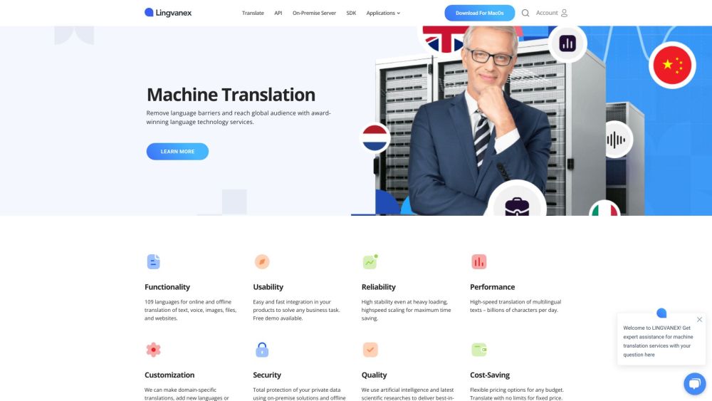 Lingvanex: AI Tool for Easy Translation