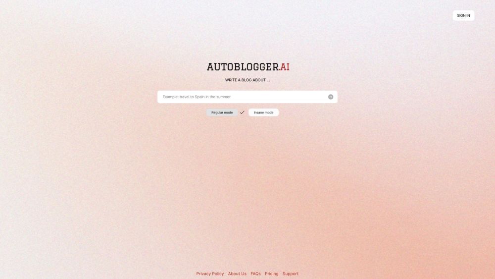 Autoblogger.ai: AI Tool for Automating Blog Writing