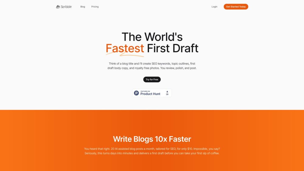 Scribble: AI Blog Writing Expert & SEO Tool