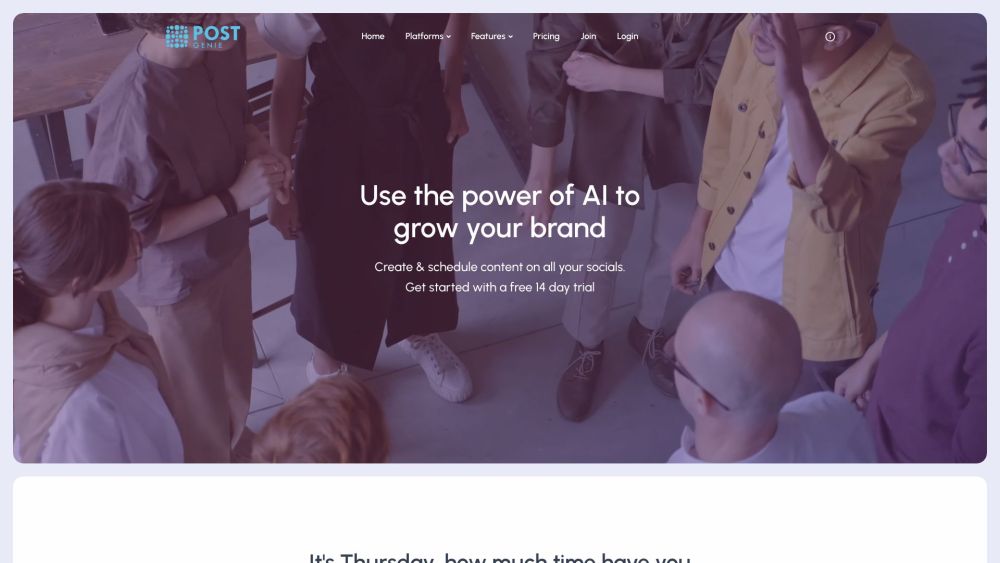 Post Genie: AI Tool for Consistent Social Media Presence