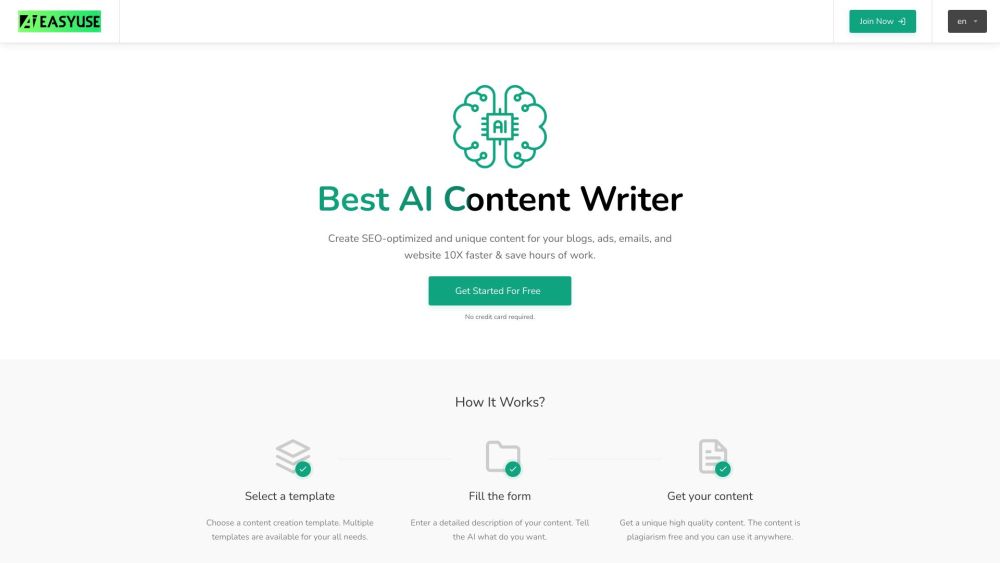 AIEasyUse - User-Friendly AI Tools for Content &