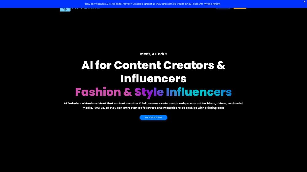 AI Torke: Content Creator's AI Tool