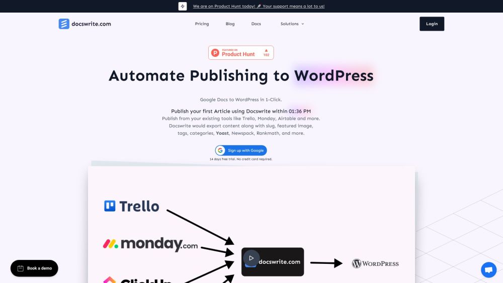 Docswrite: Streamline content publishing with AI tool