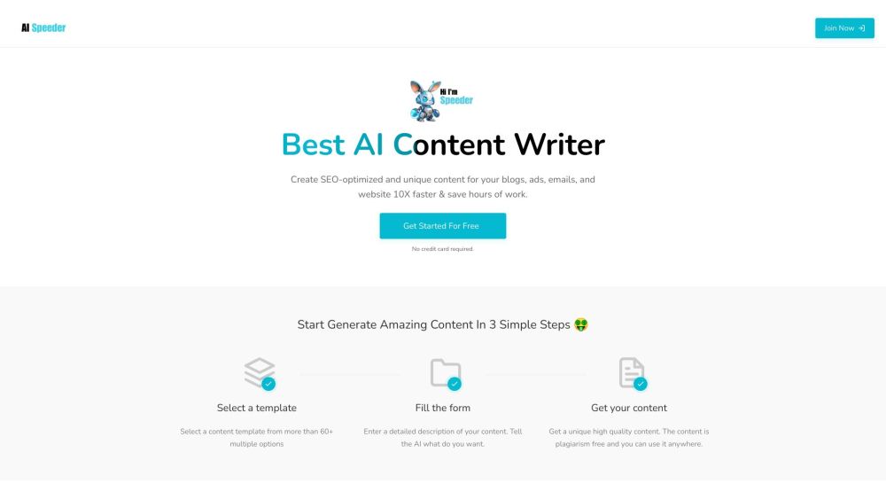 AI Speeder: Time-Saving AI Tool for High-Quality SEO Content