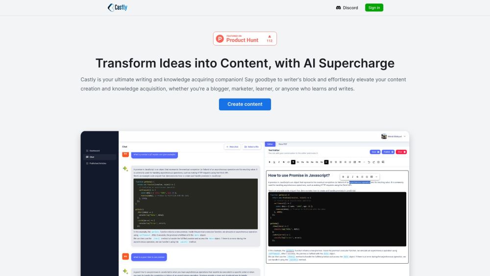 Castly: Your AI-powered learning & writing companion