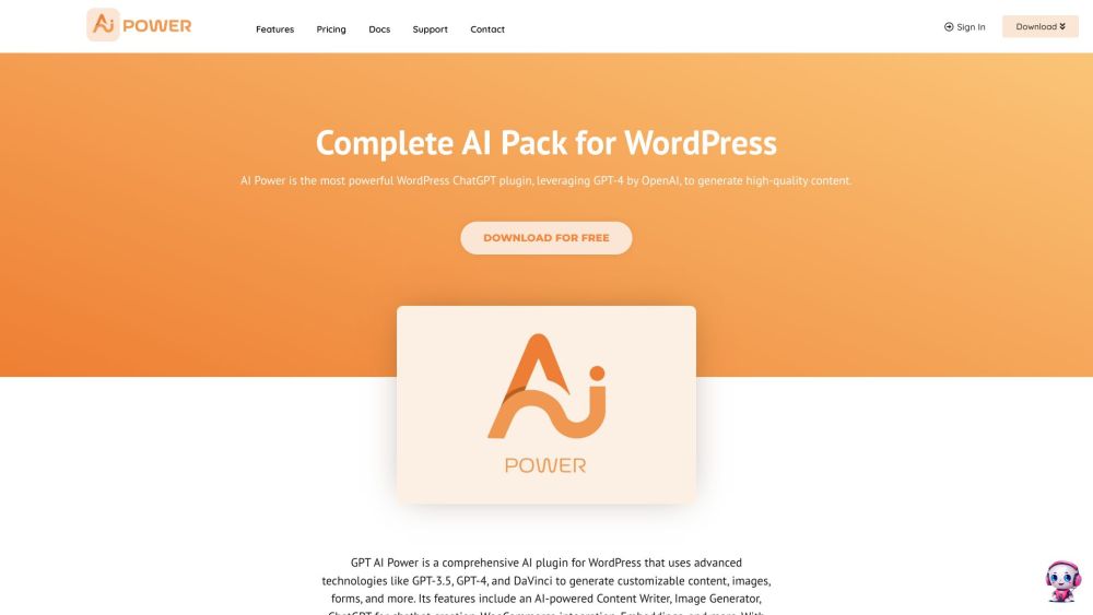 AI Power: GPT AI Tool for WordPress