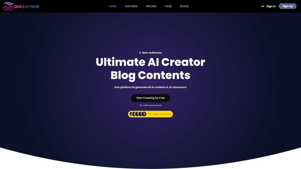 QuillGenius: AI Copywriting Assistant & Content Creator