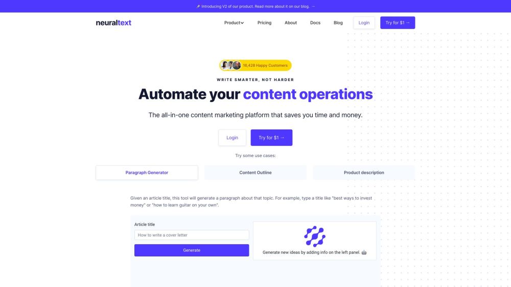 NeuralText: AI Writing Assistant & SEO Tool