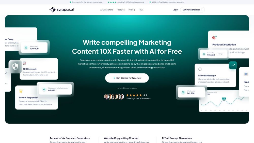 Synapso.AI: AI Tool for Impactful Marketing