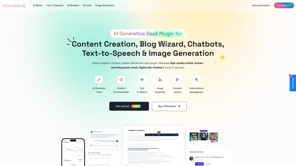 UltimateAI: AI Tool for Generating High-Quality Content