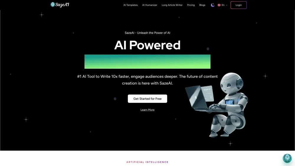 SazeAI: AI Content Creation Tool for Writers