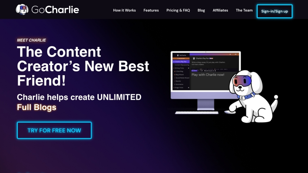 GoCharlie: The Ultimate AI Tool for Content Creation