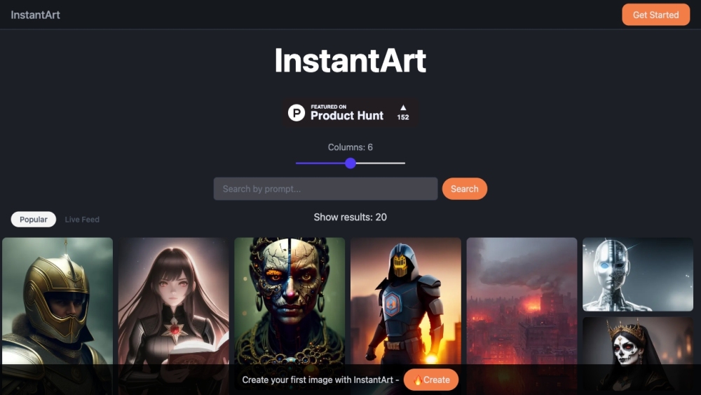 InstantArt: AI Tool for Generative AI Artistry