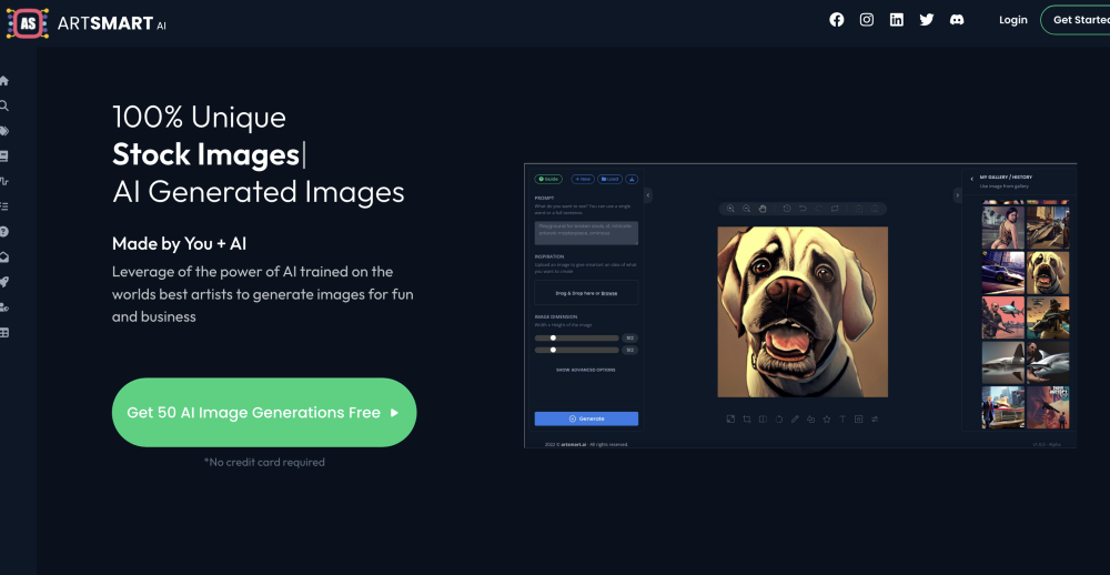 ARTSMART AI: AI Tool for Stunning Artworks
