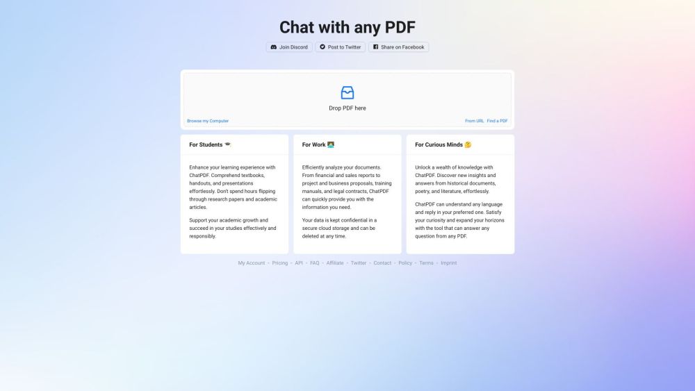 ChatPDF: AI Tool to Chat with Any PDF