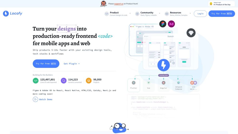 Locofy.ai: AI Tool to Launch Faster with Code