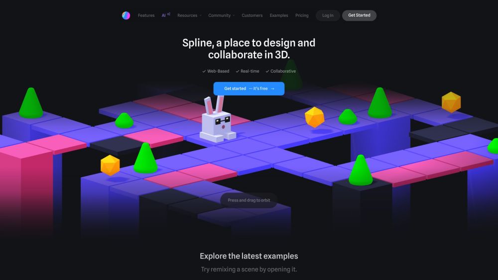Spline: Free AI Tool for Real-Time 3D Design