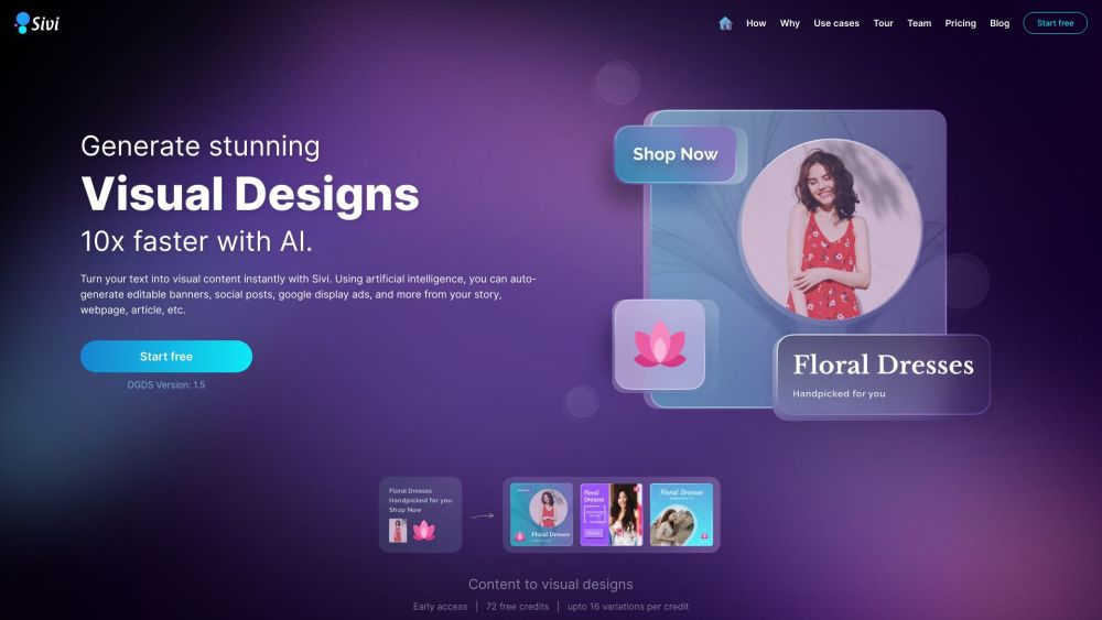 Sivi AI - Generate Instant Designs: AI Tool