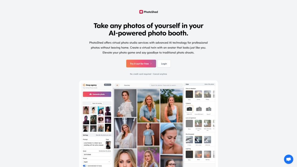 PhotoShed: AI Tool for Virtual Photos & Avatars
