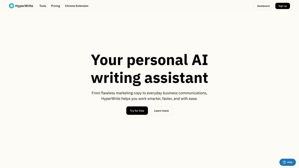 HyperWrite: AI Tools for Smarter Writing