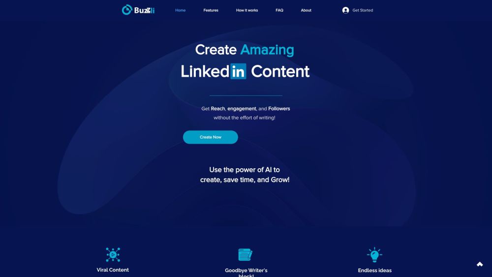 Buzzli: AI Tool for LinkedIn Content