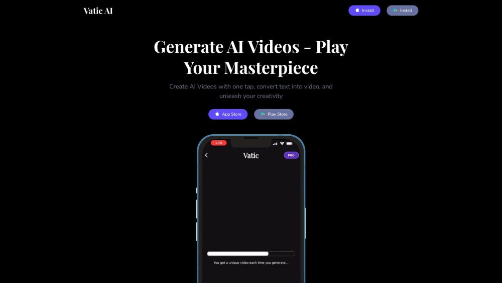 Vatic AI: Best AI Tool for Instant Video Creation