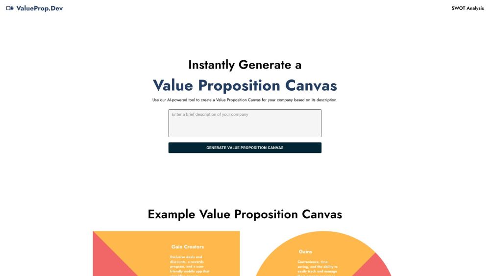 AI Value Proposition Canvas Generator: Essential AI Tool