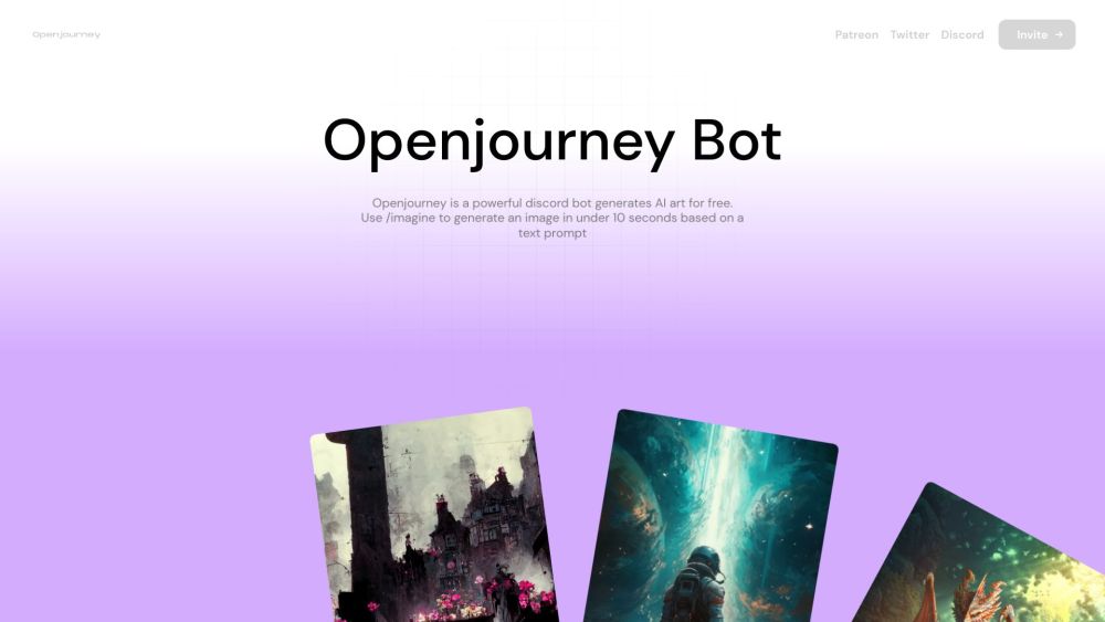 Openjourney Bot: Free AI Tool for Art Generation