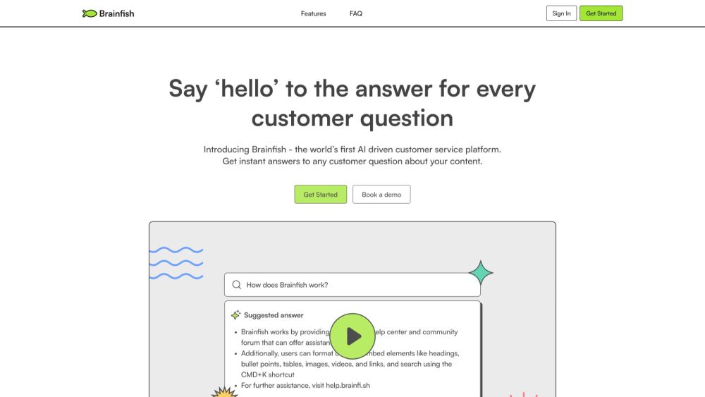 Brainfish: AI Tool for Instant Customer Answers