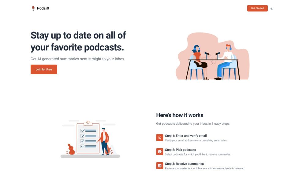 Podsift: AI Tool for Podcast Lovers