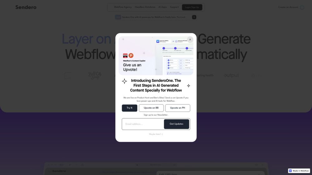 Sendero | AI Writer & Website Insights: AI Tool for Lead Generation