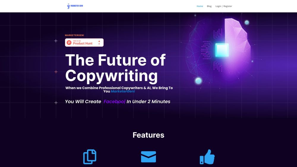 MarketerGeni: Ultimate AI Copywriting Tool