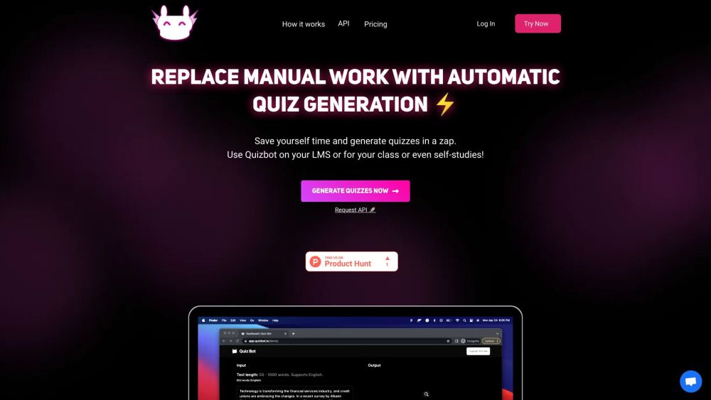 Quizbot: AI Tool for Custom Quizzes in Seconds