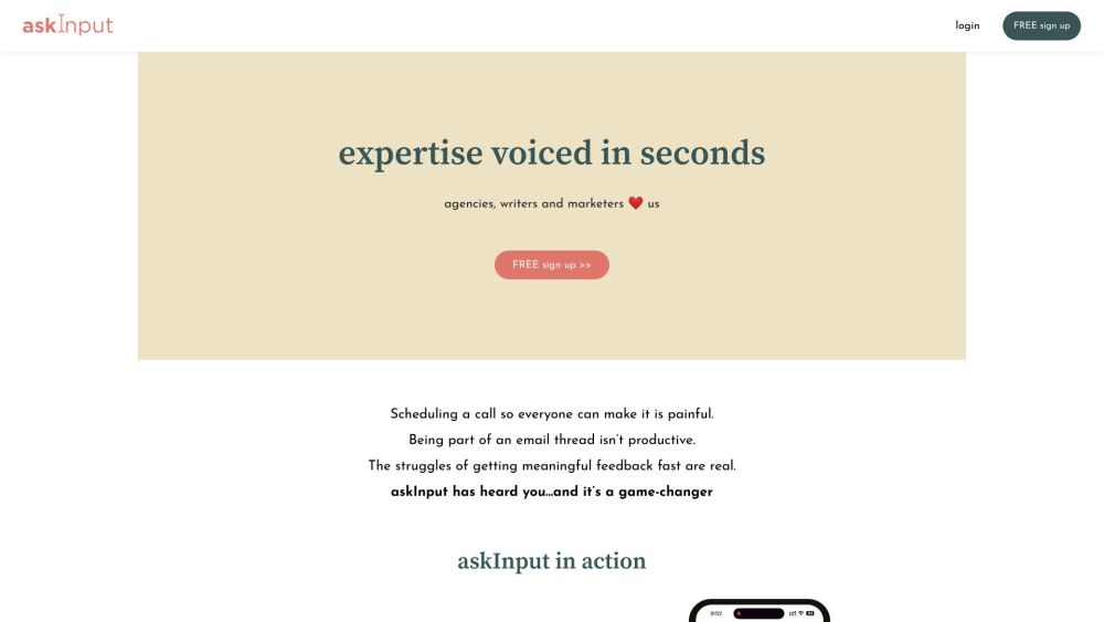 askInput: Ultimate AI Tool for Instant Responses