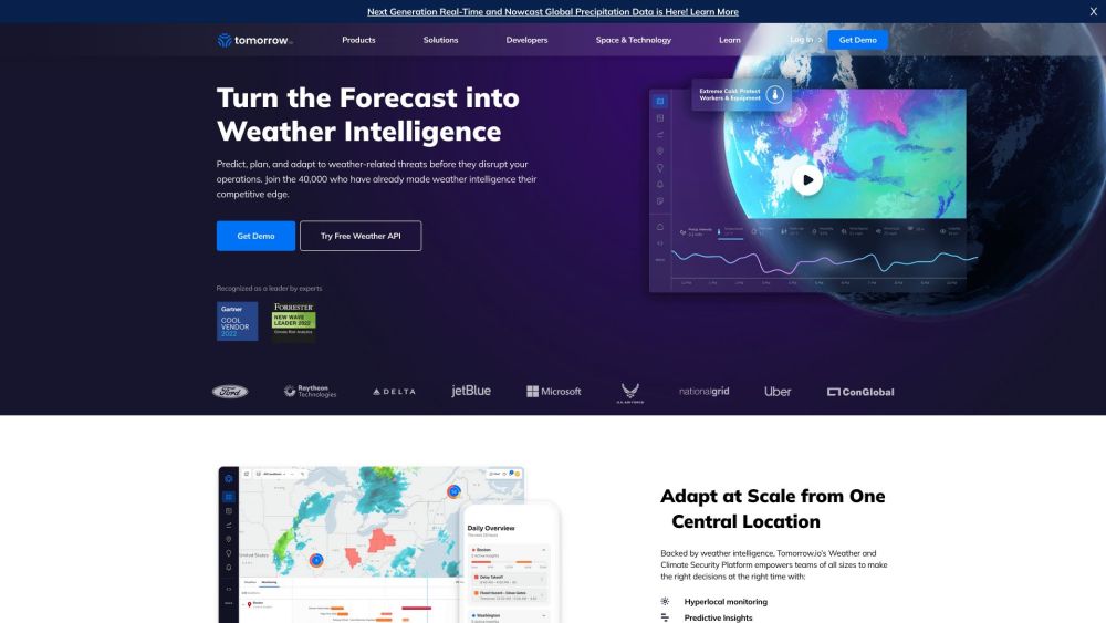 Tomorrow.io: Weather Intelligence Platform - AI Tool