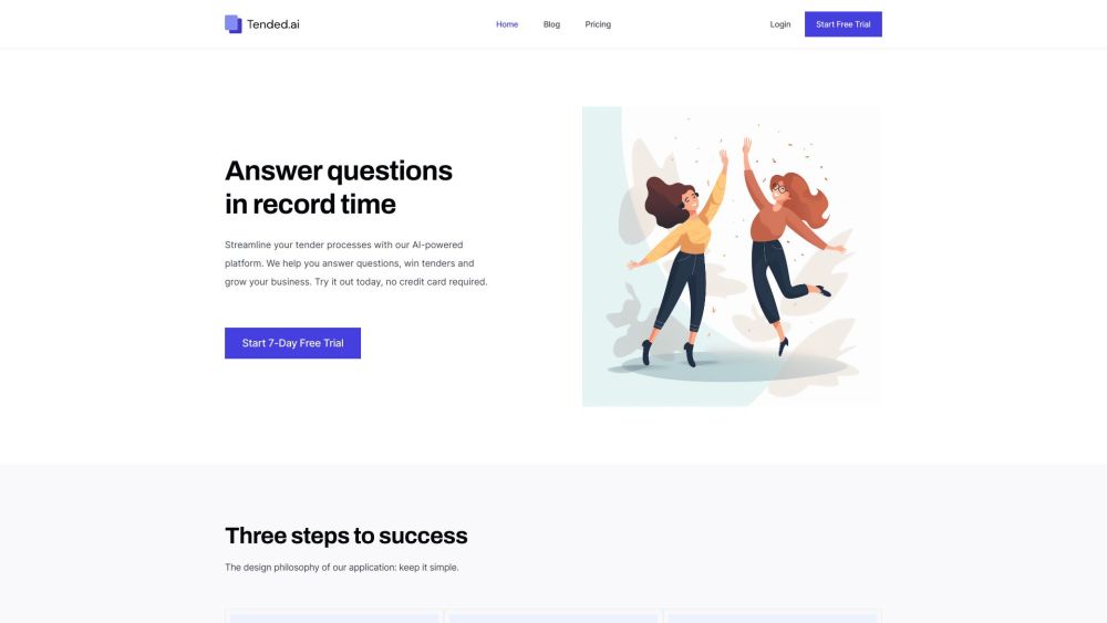 Tended.ai: AI-powered RFP automation & questionnaires response tool