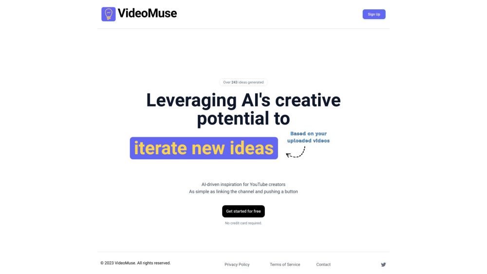 VideoMuse: AI Tool for YouTube Creators