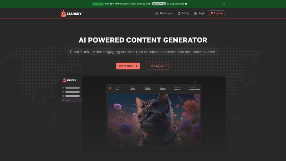 Starsky: AI Tool for Tailored Content Generation