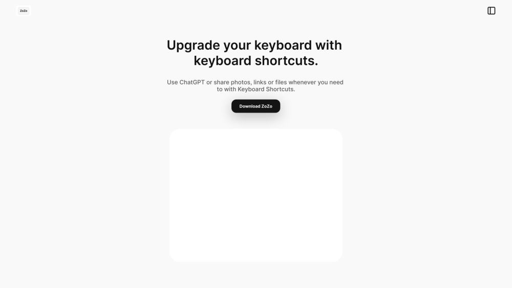 ZoZo - Simply Sharing: Ultimate iOS Keyboard Extension with AI