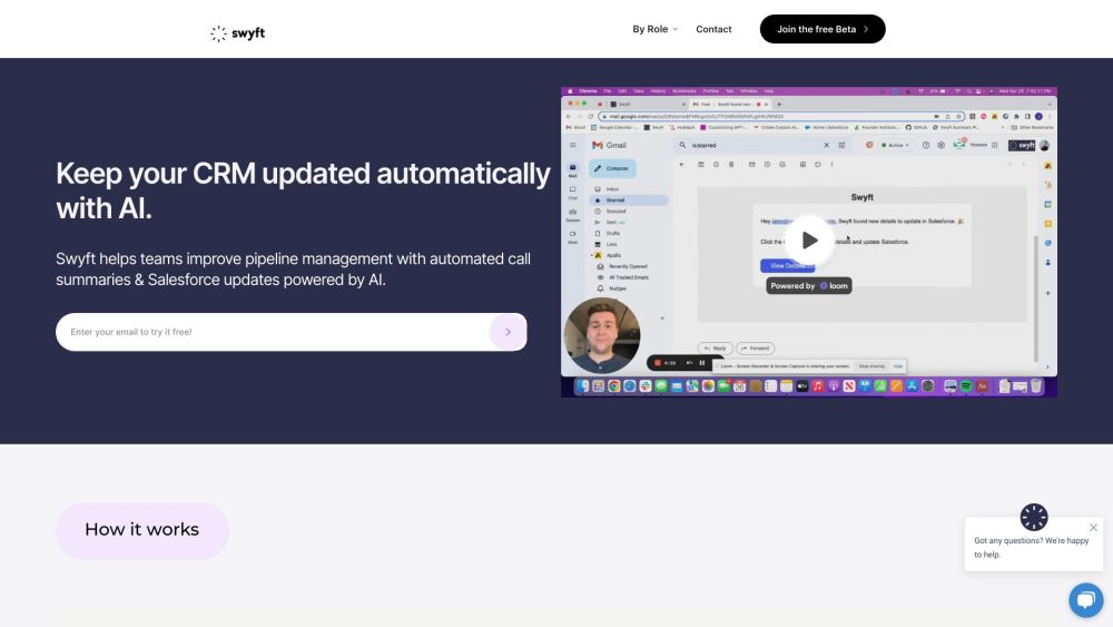 Swyft: AI Tool for CRM Data & Salesforce Updates