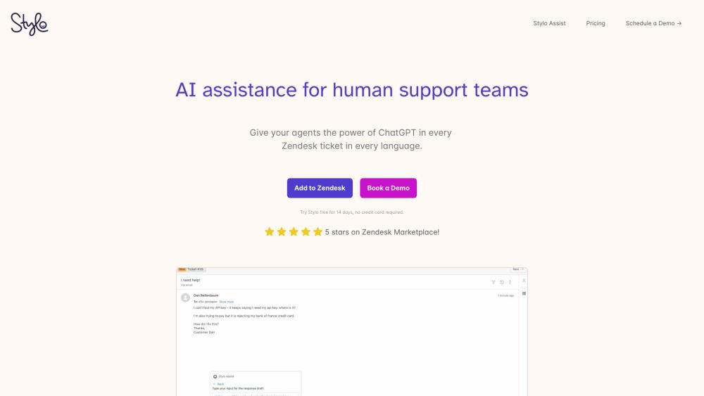 Stylo: AI Tool for Support & Customer Experience