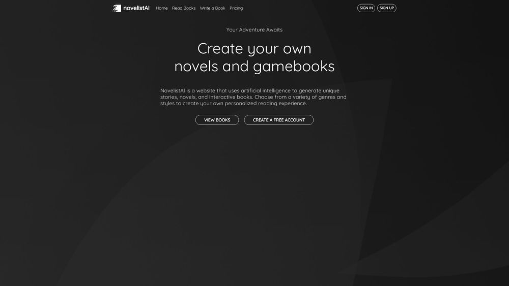 NovelistAI: Unleash Personalized Reading with AI Tool