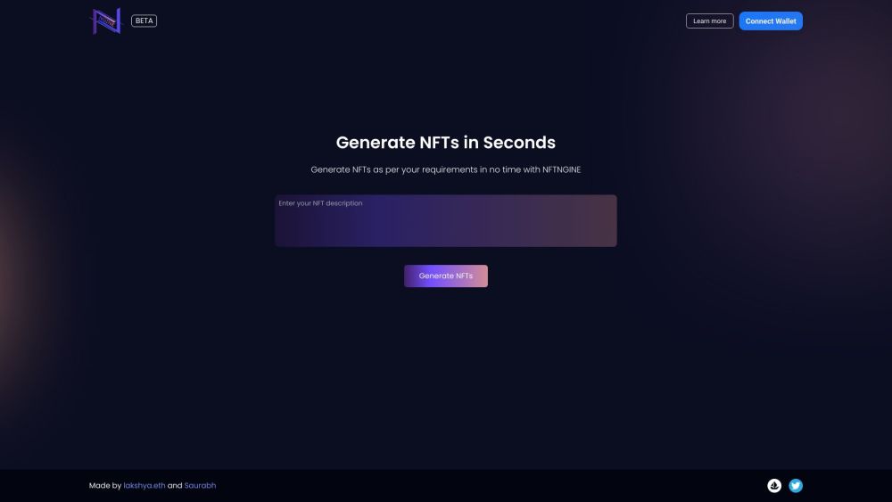 NFTngine: AI Tool for Creators to Mint NFTs