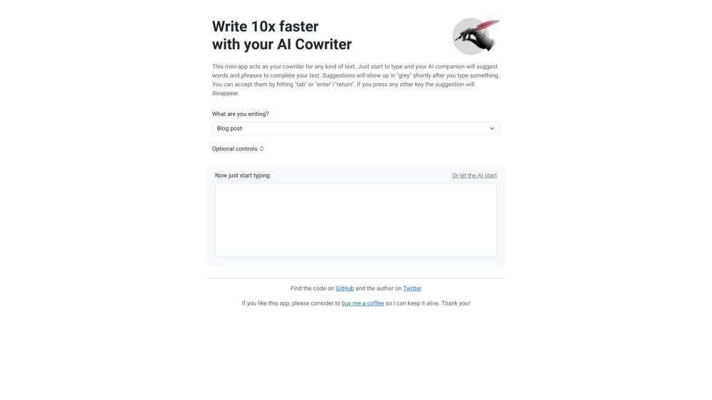 AI Cowriter: Your AI Tool for 10x Faster Writing