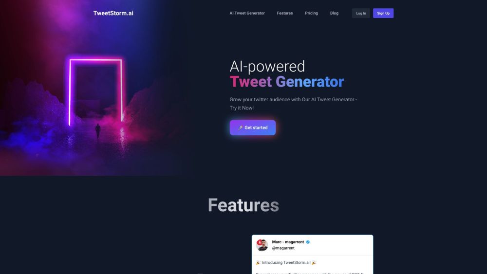 TweetStorm.ai: AI Tool for Professional Tweets