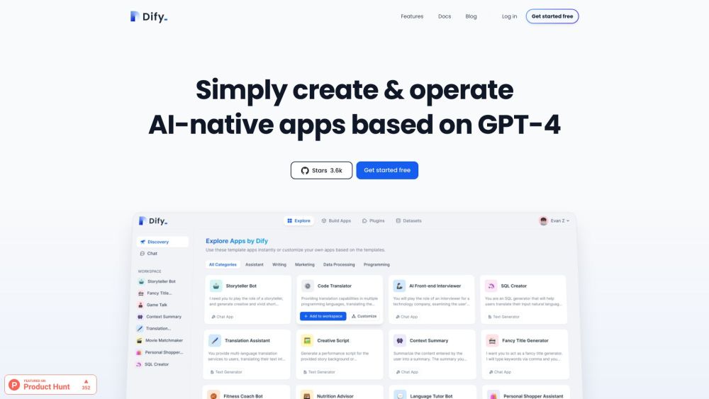 Dify: AI Tool for Effortless Application Creation