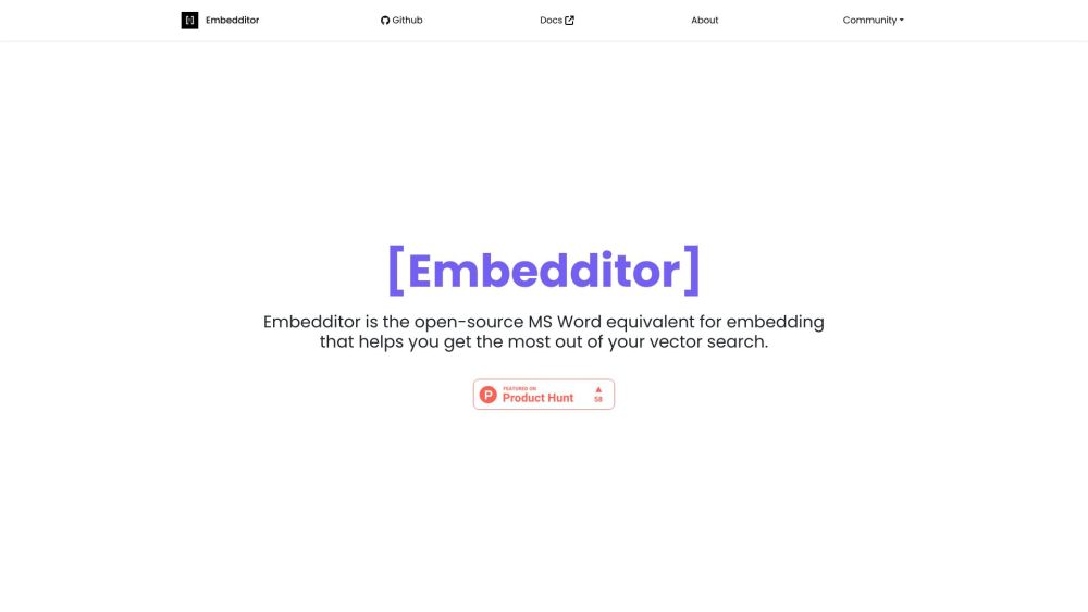 Embedditor.ai: Open-Source MS Word Equivalent AI