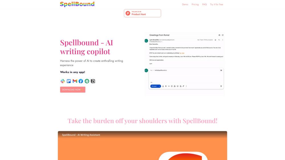 SpellBound: AI Tool Enhancing Writing Experience