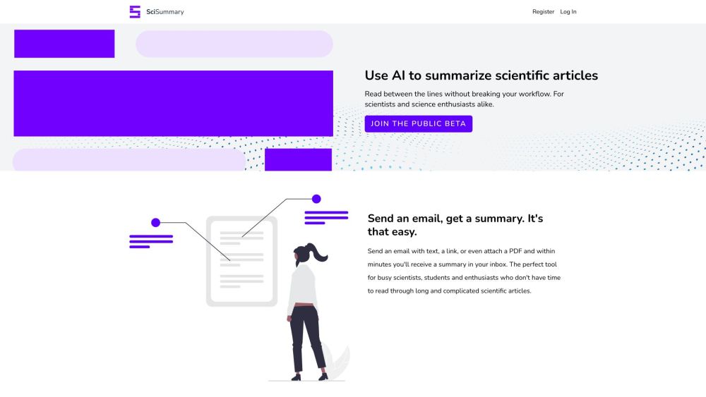 SciSummary: AI Tool for Scientific Breakthroughs