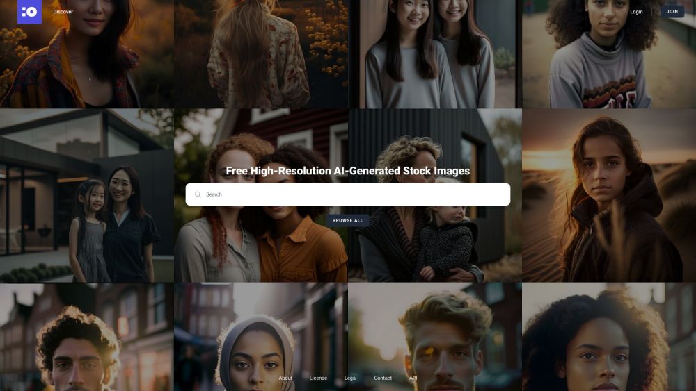 cgfaces: Beautiful AI-Generated Stock Photos - Ultimate AI Tool